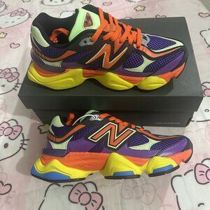 New Balance 9060 Series Multi-Color Low-Top Sneakers